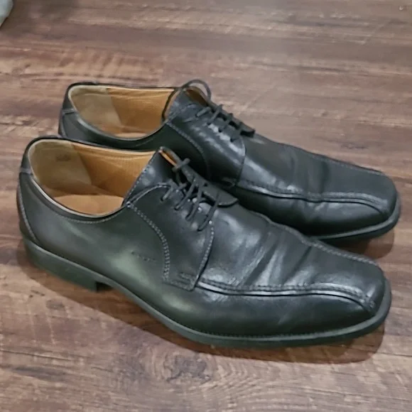 Geox | Shoes | Geox Respira Mens Black Dress Shoes Oxford 46  display picture 3